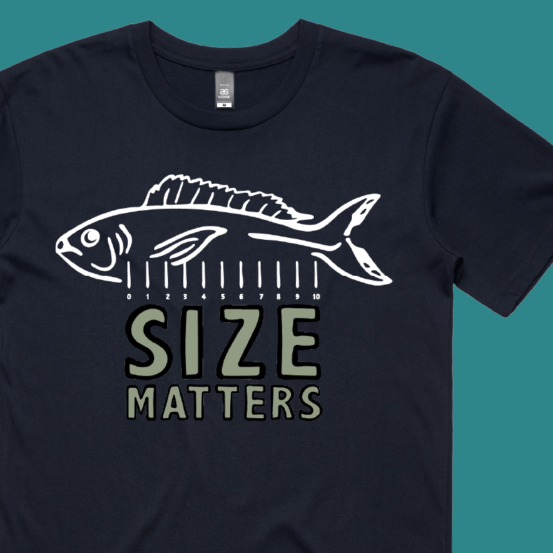 Size Matters 🐟📏 – Men's T Shirt