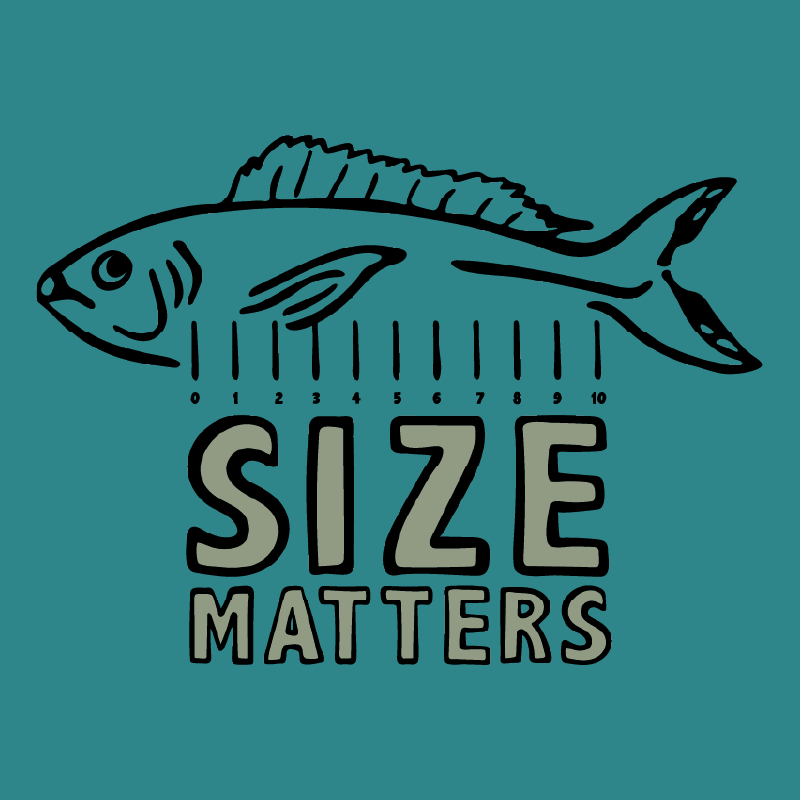 Size Matters 🐟📏 – Men's T Shirt