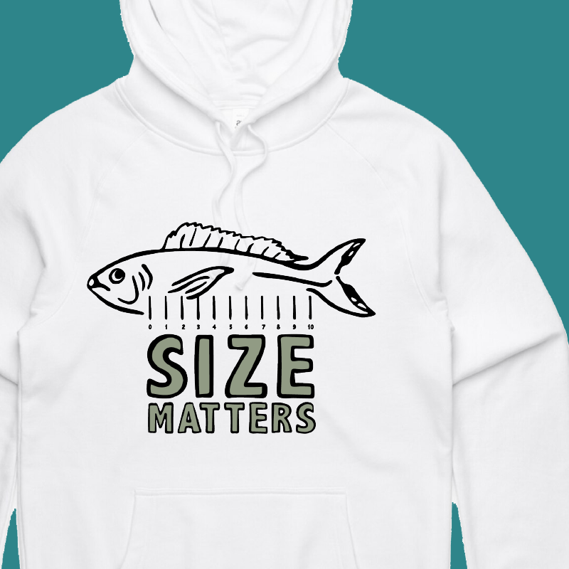 Size Matters 🐟📏 – Unisex Hoodie