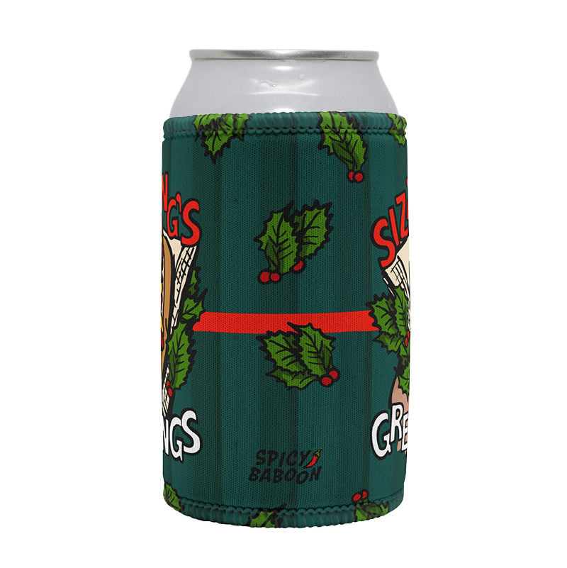 Sizzlin's Greetings 🌭🎅 - Stubby Holder