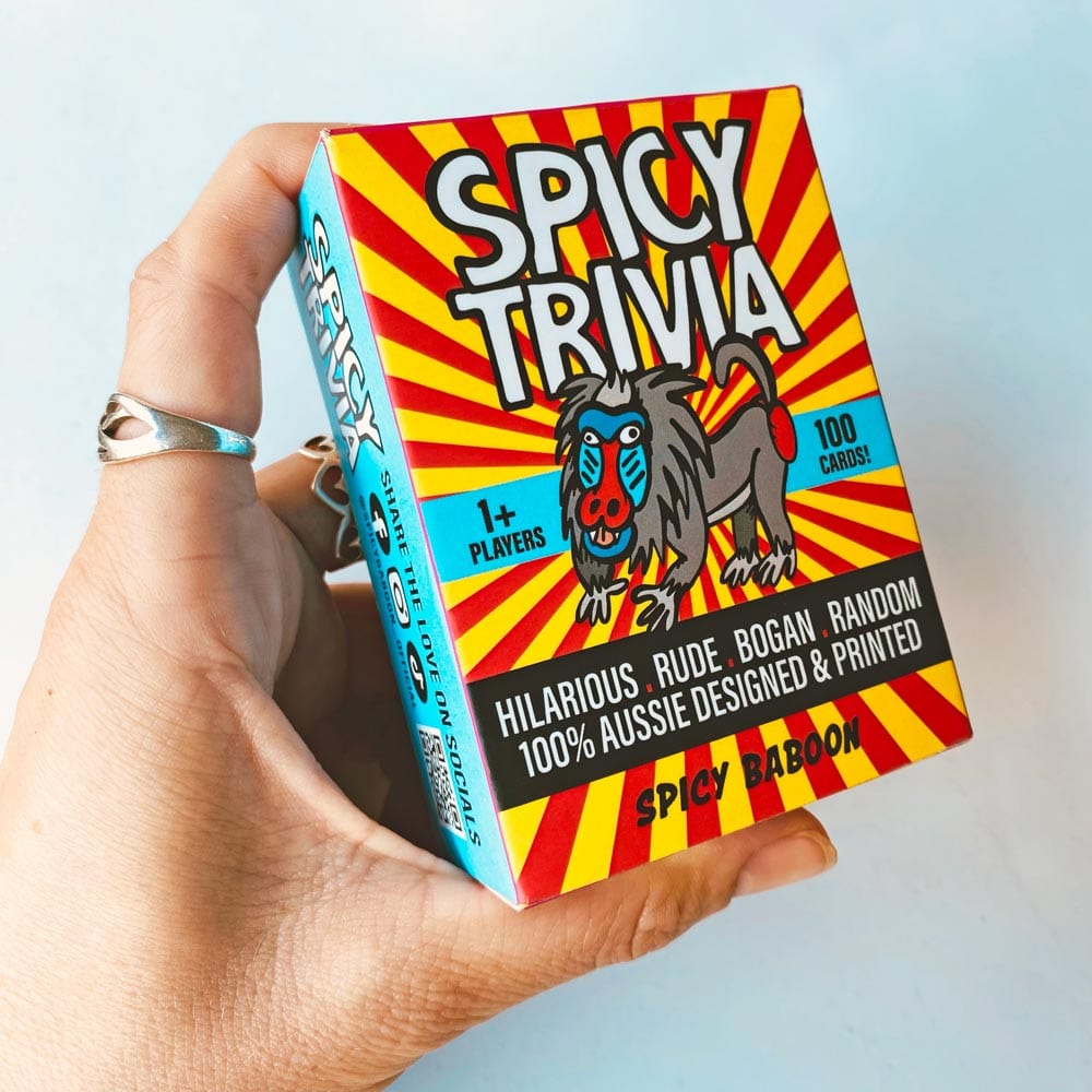 Spicy Trivia  🐵❓ - 1st Edition Aussie Trivia Game