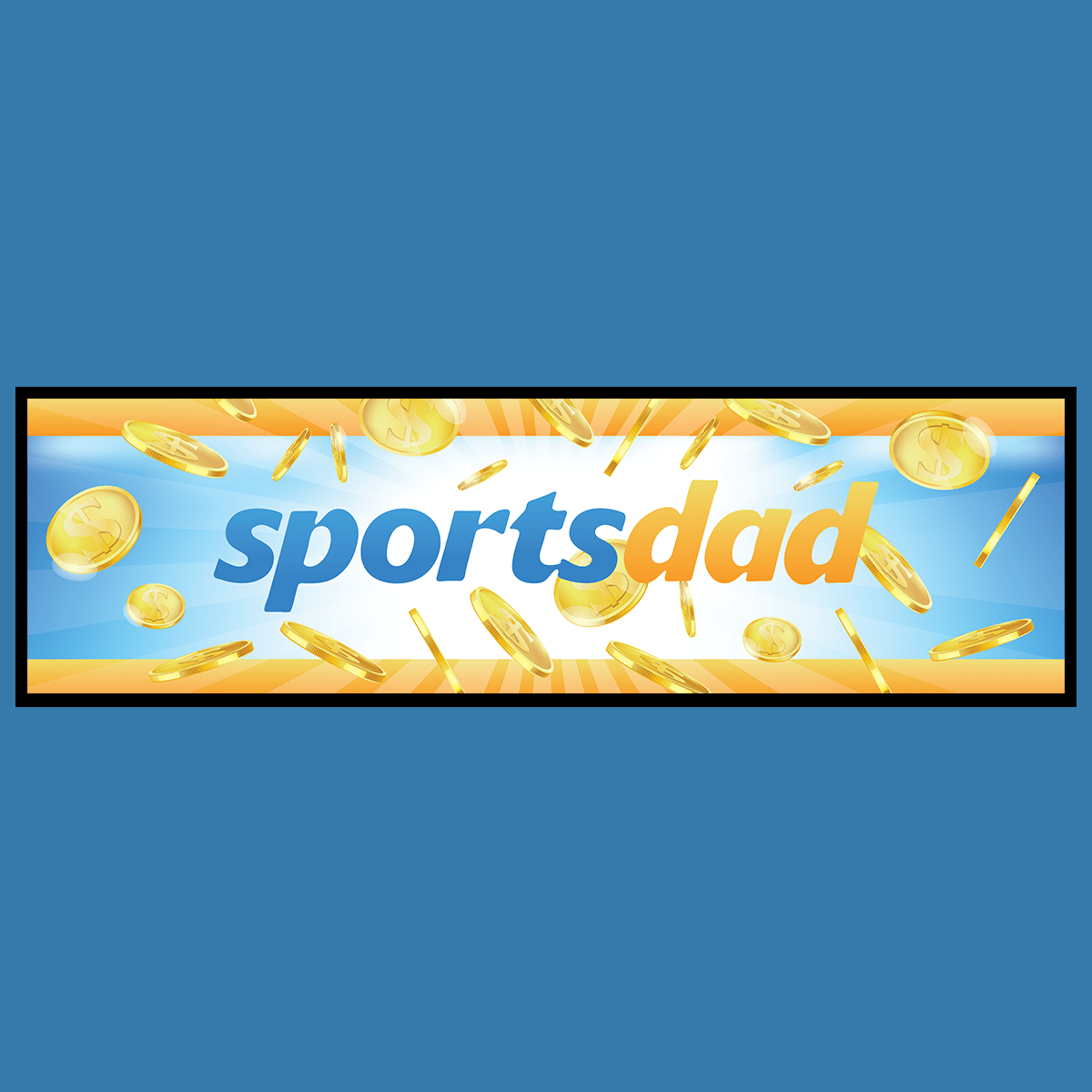 SportsDad 💸📺 - Large Bar Mat