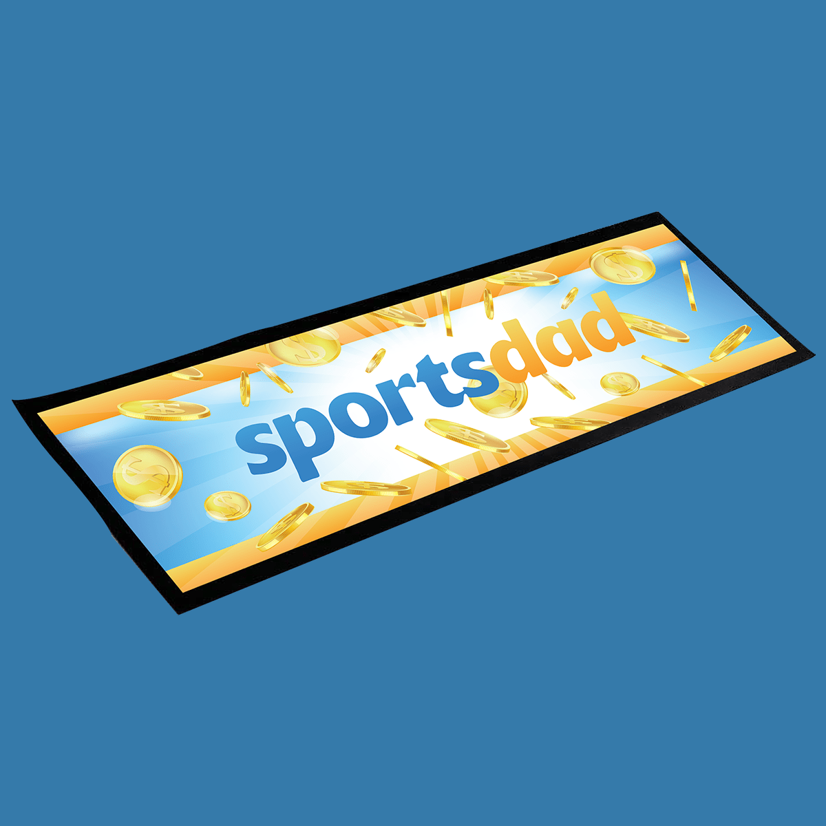 SportsDad 💸📺 - Large Bar Mat