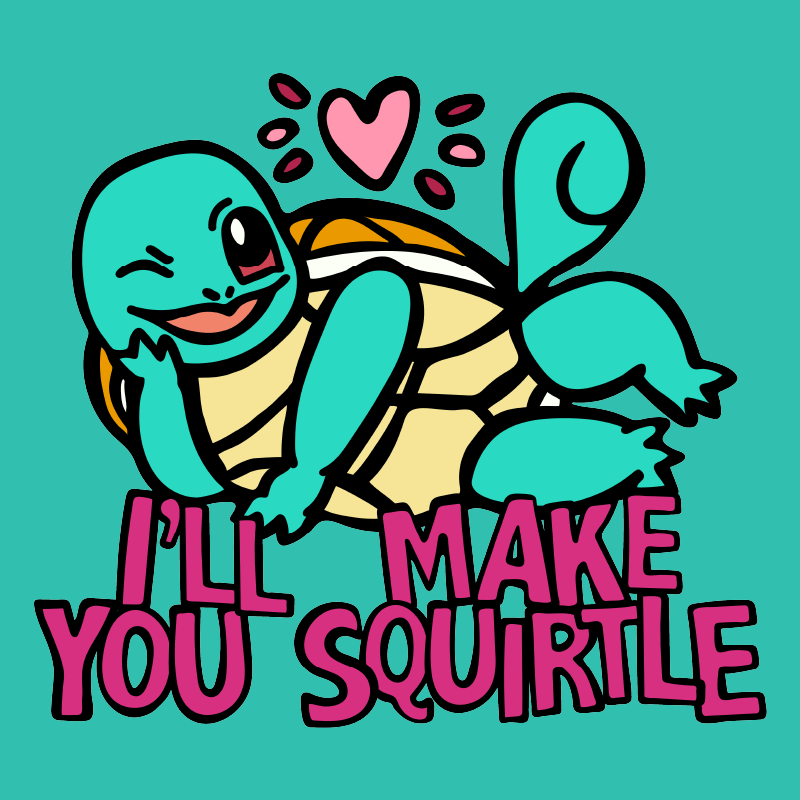 Squirtle Love ❤️💦 – Unisex Hoodie