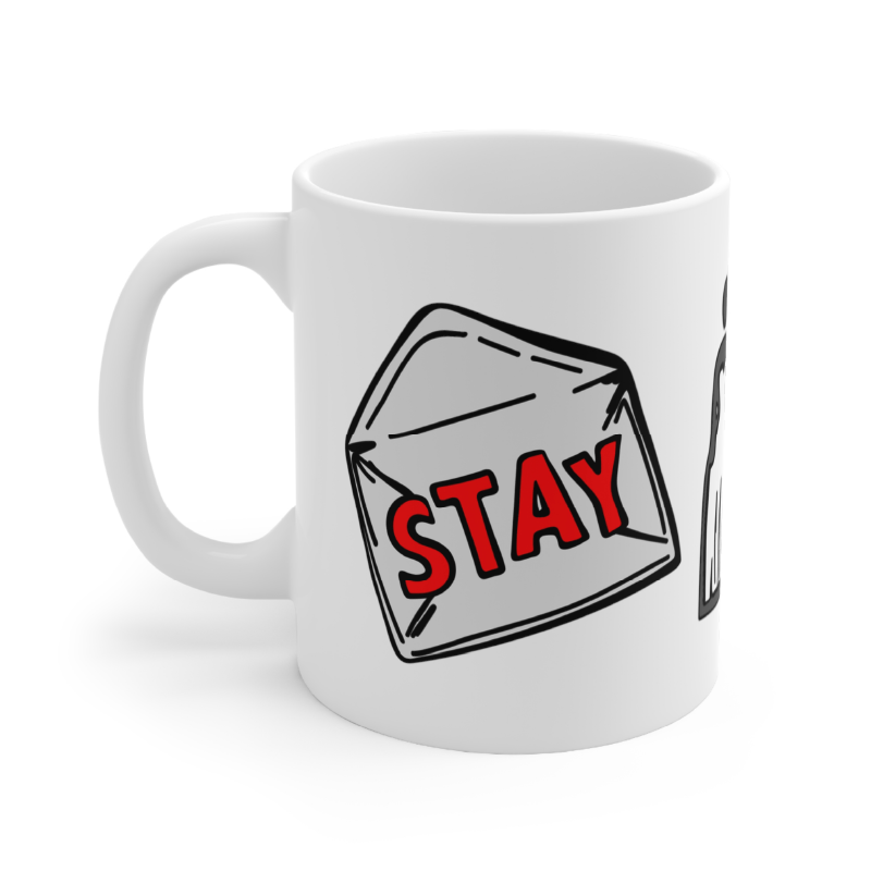 Stay or Leave? 💌💔 – Coffee Mug