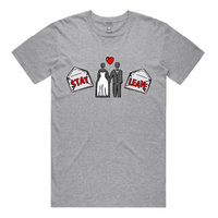 Stay or Leave? 💌💔 – Men's T Shirt