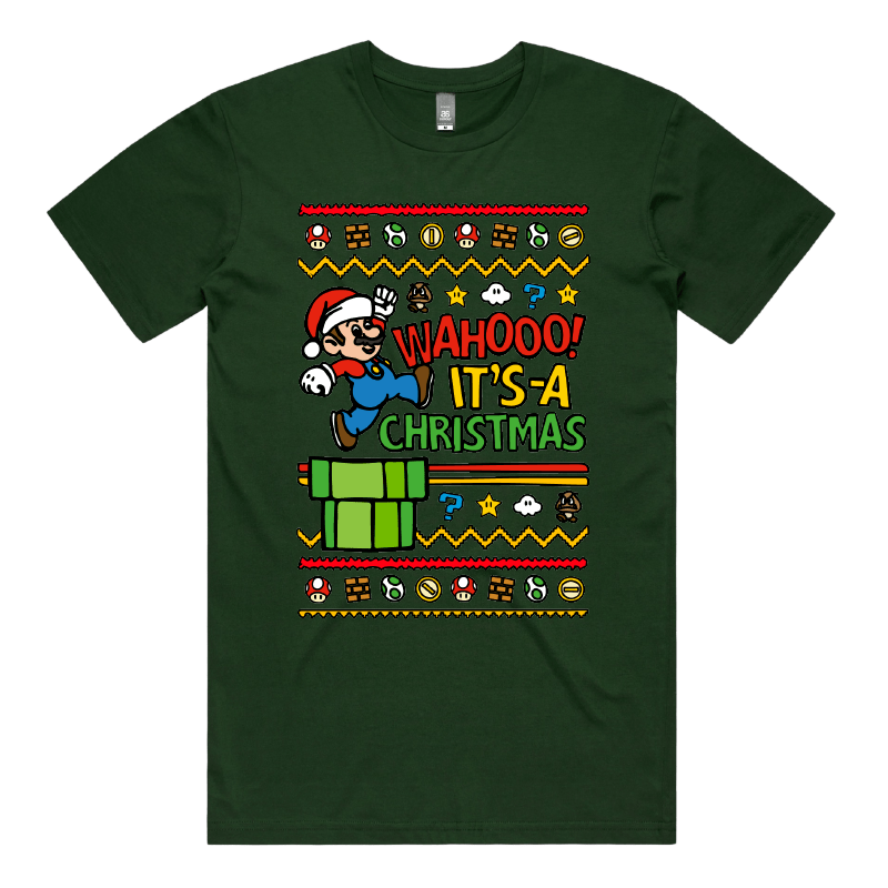 Super Christmas 🍄🎅 - Men's T Shirt