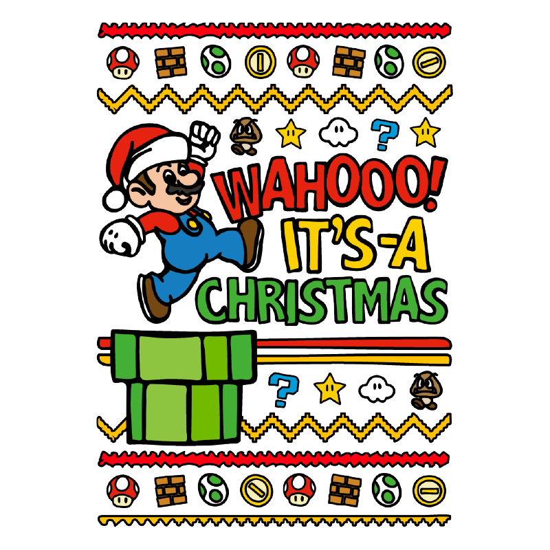 Super Christmas 🍄🎅 - Men's T Shirt