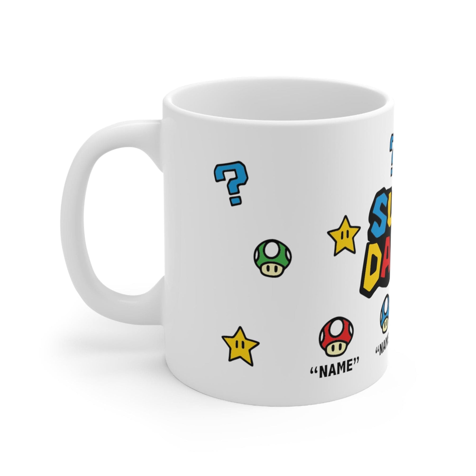 Super Daddio ⭐🍄 - Personalised Coffee Mug