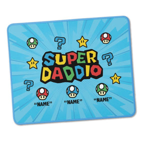 Super Daddio ⭐🍄 - Personalised Mouse Pad
