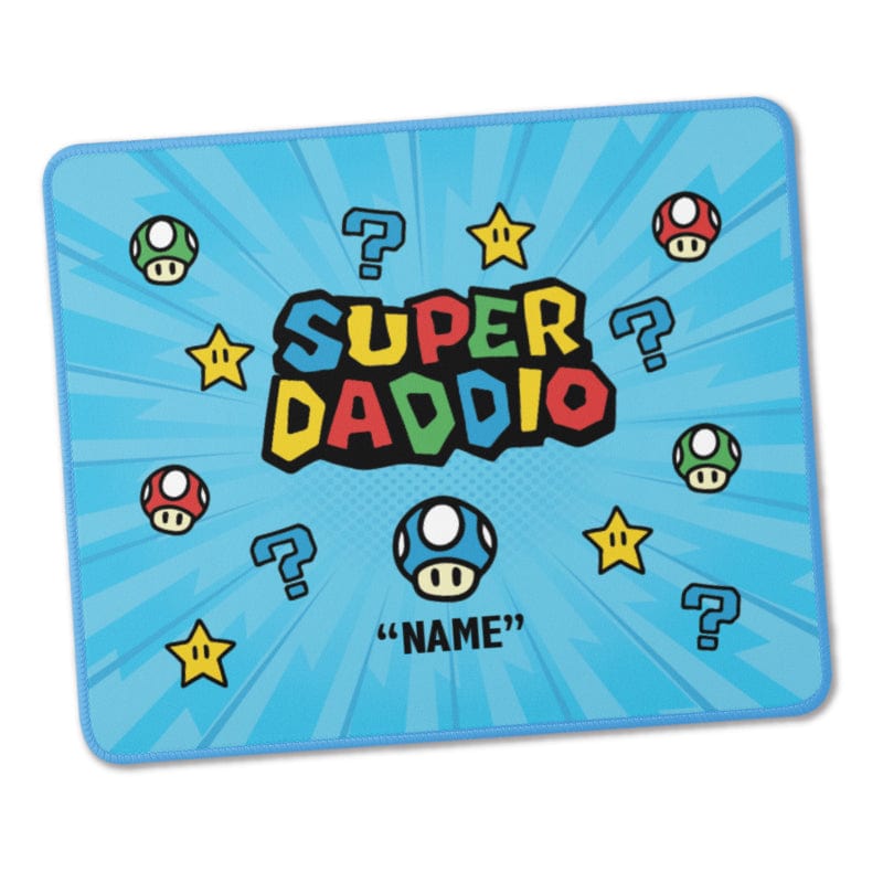 Super Daddio ⭐🍄 - Personalised Mouse Pad