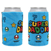 Super Daddio ⭐🍄 - Personalised Stubby Holder