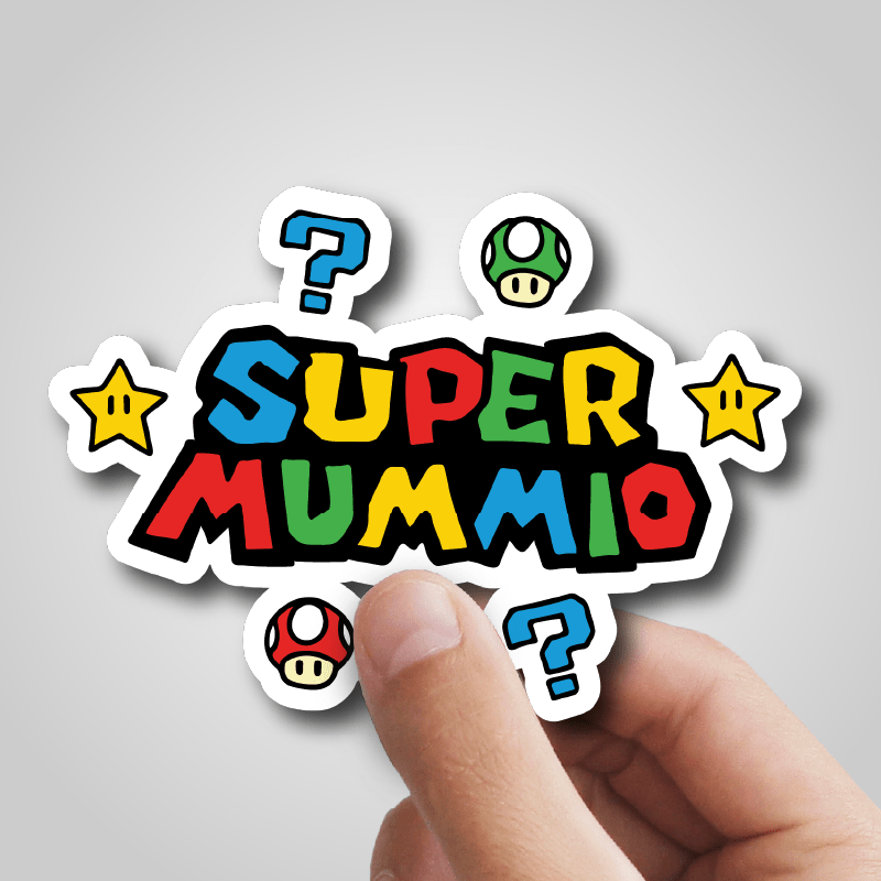 Super Mummio ⭐🍄 – Sticker