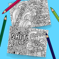 Swear Words 🤬🖍️ - Adult Colouring Book