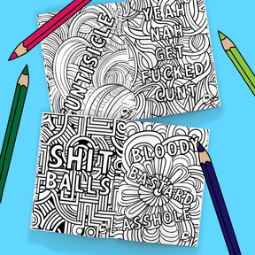 Swear Words 🤬🖍️ - Adult Colouring Book