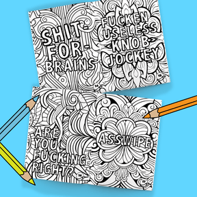 Swear Words 🤬🖍️ - Adult Colouring Book