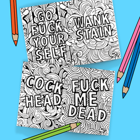 Swear Words 🤬🖍️ - Adult Colouring Book