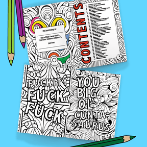 Swear Words 🤬🖍️ - Adult Colouring Book