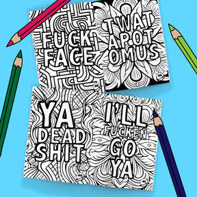 Swear Words 🤬🖍️ - Adult Colouring Book