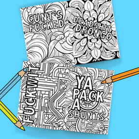 Swear Words 🤬🖍️ - Adult Colouring Book