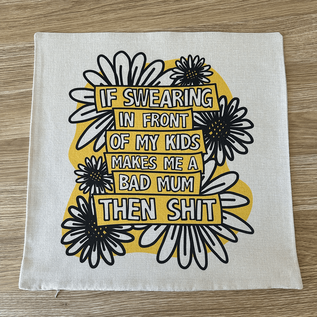 Sweary Mum 🤬🎀 - Cushion Case