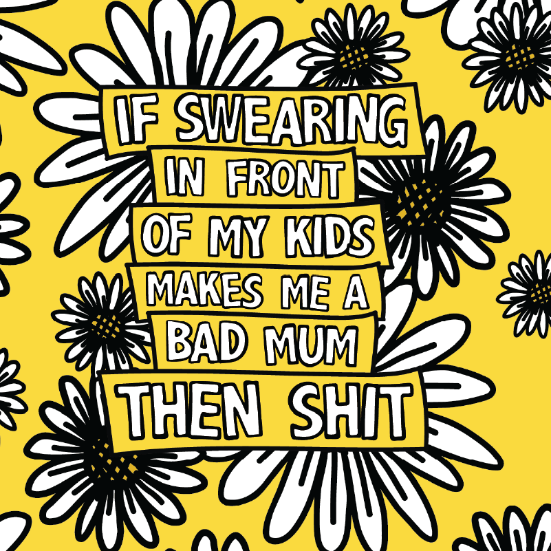 Sweary Mum 🤬🎀 – Stubby Holder