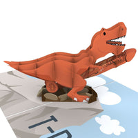 T-Rect  🦖🍆 - 3D Inappropriate Greeting Card