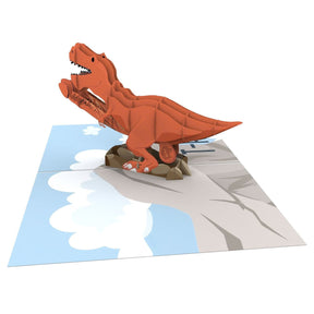 T-Rect  🦖🍆 - 3D Inappropriate Greeting Card