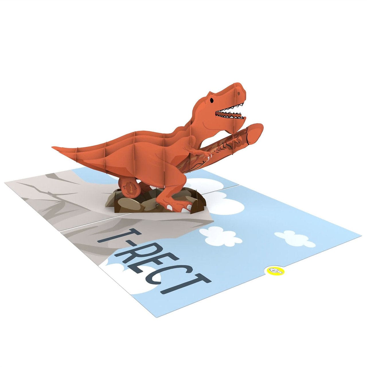 T-Rect  🦖🍆 - 3D Inappropriate Greeting Card