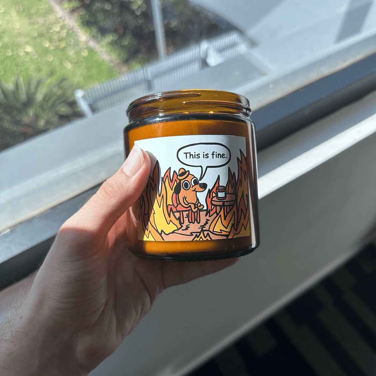 This Is Fine 🔥 - Scented Candle