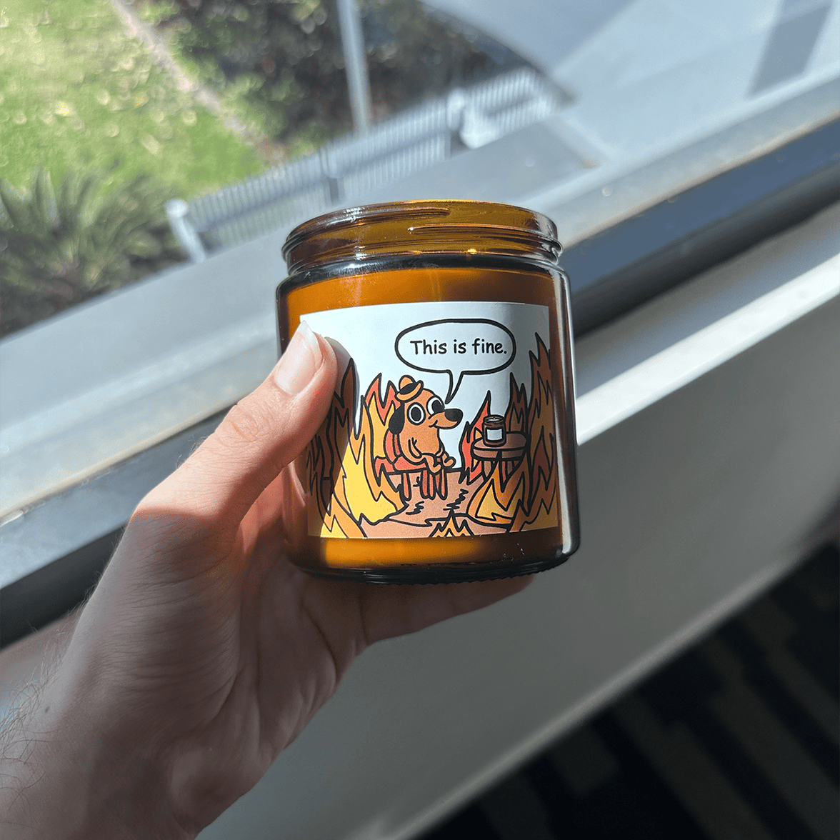 This Is Fine 🔥 - Scented Candle