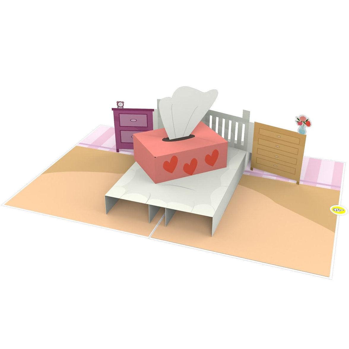 Tissue Box 😭🧻💔 - 3D Inappropriate Greeting Card
