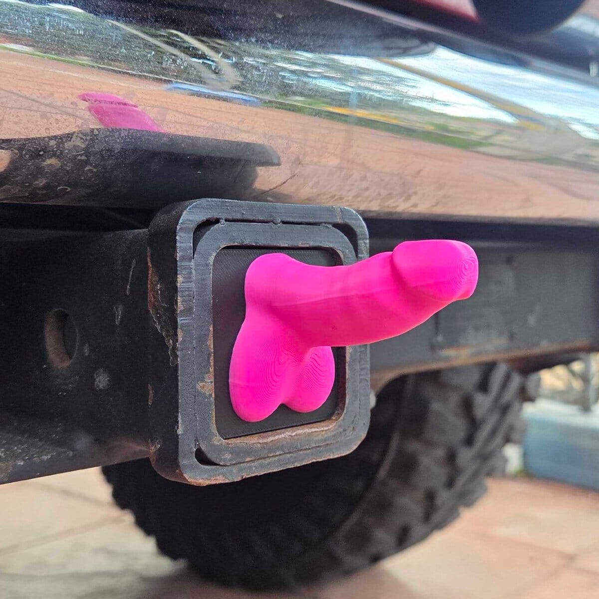 Tow Hitch Cock 🍆🛻 - Tow Bar Plug
