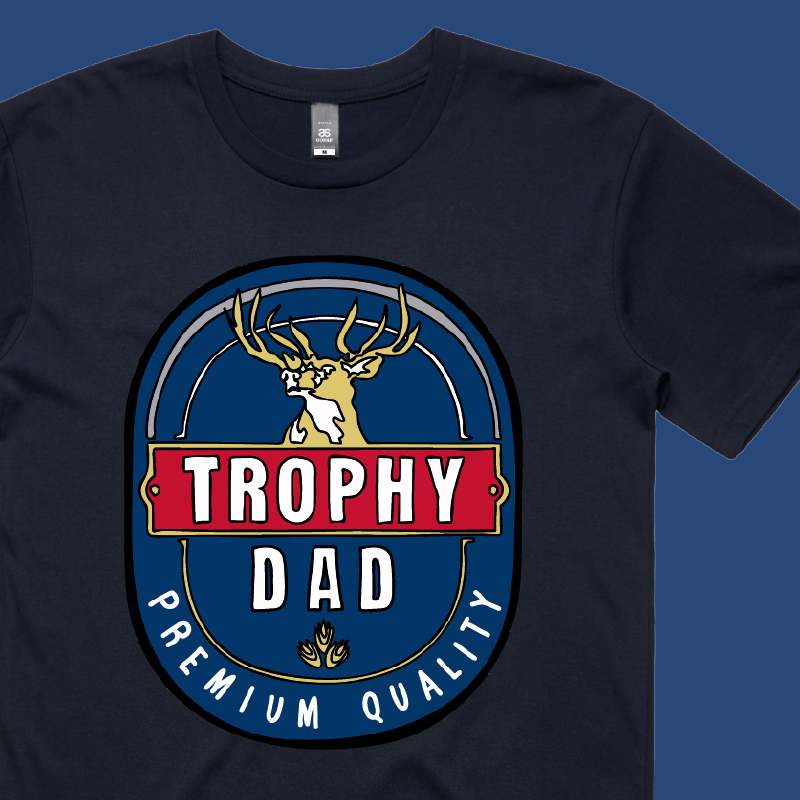 Trophy Dad 2heys 🍺🏆 – Men's T Shirt