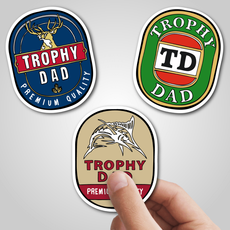 Trophy Dad 🍺🏆 – Sticker