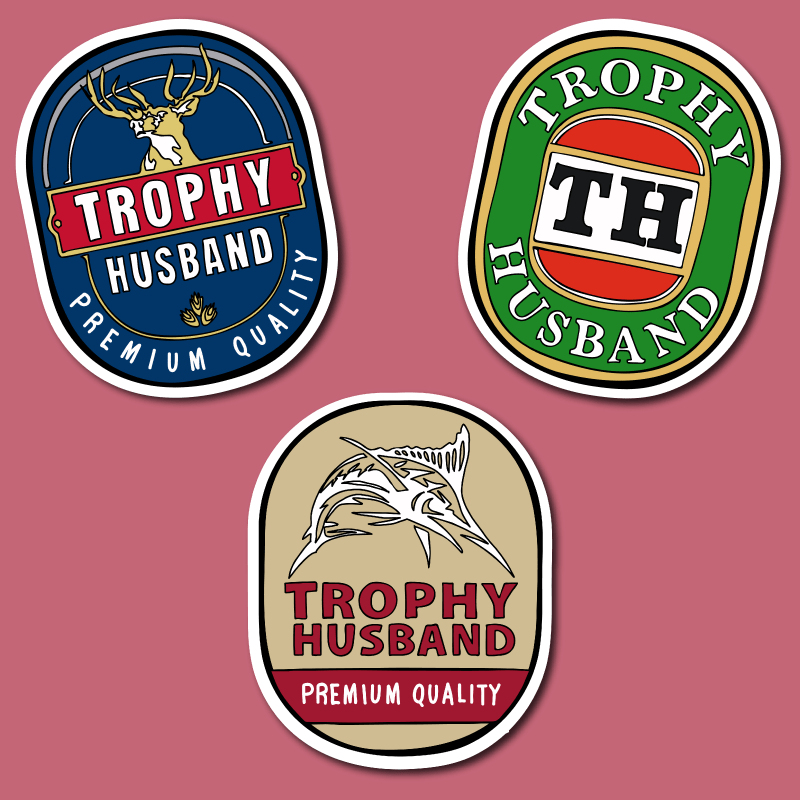 Trophy Husband 🍺🏆 – Sticker