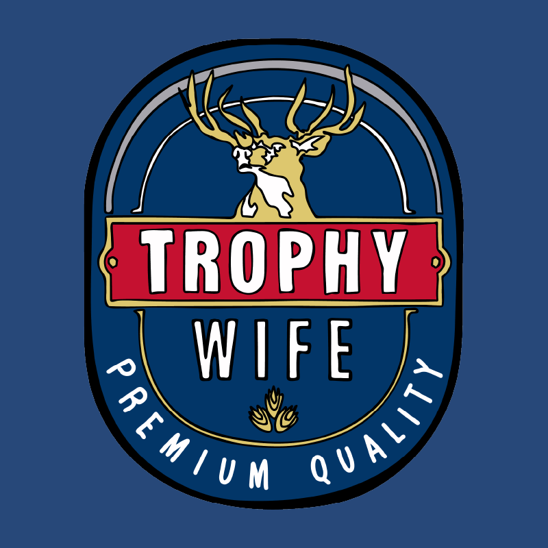 Trophy Wife 2heys 🍺🏆 – Women's Crop Top