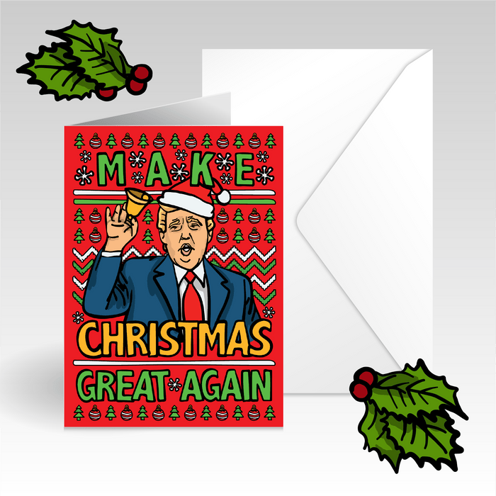 Trump Approves Christmas 👌 - Christmas Card