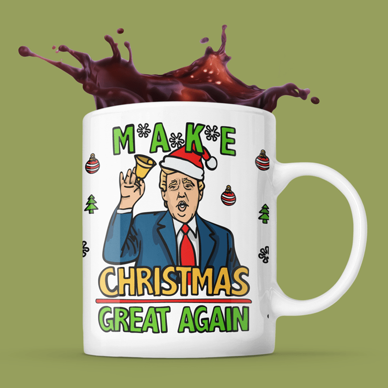 Trump Approves Christmas 👌 - Coffee Mug