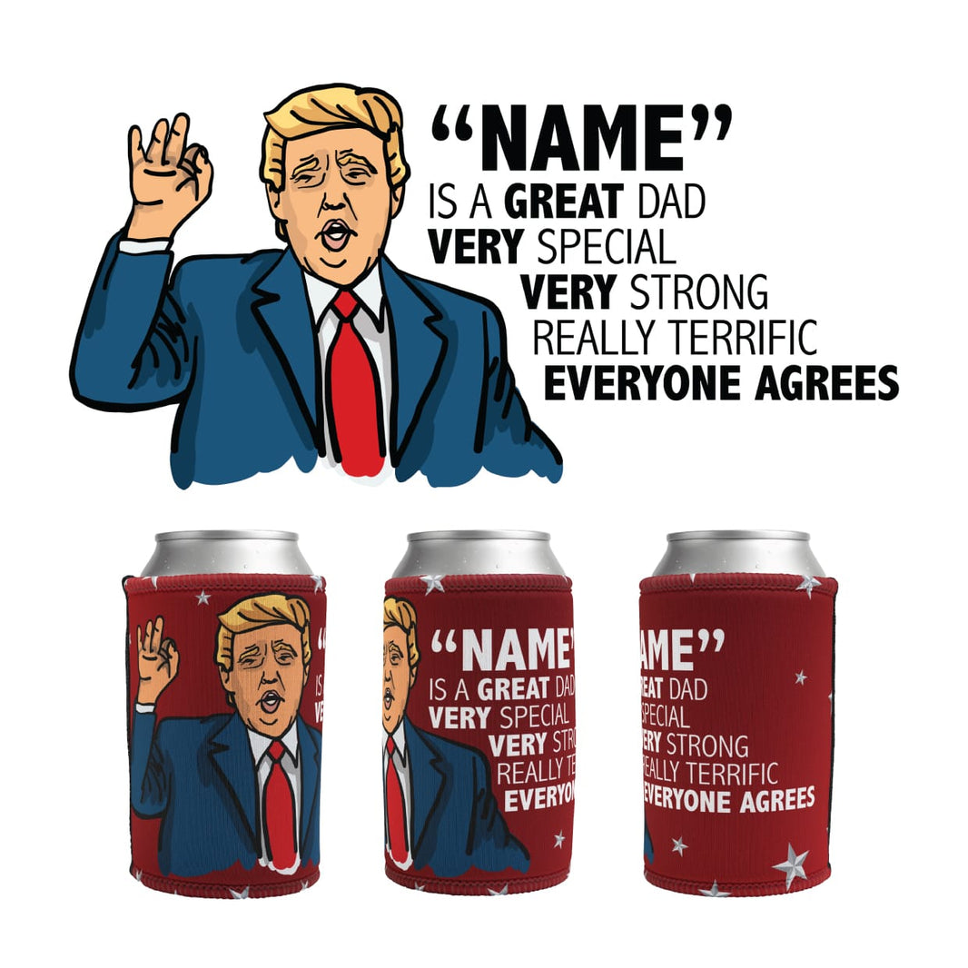 Trump Approves Your Dad 👌 - Personalised Stubby Holder