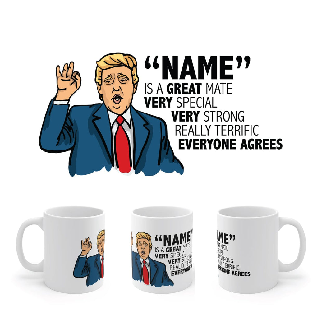 Trump Approves Your Mate 👌 - Personalised Coffee Mug