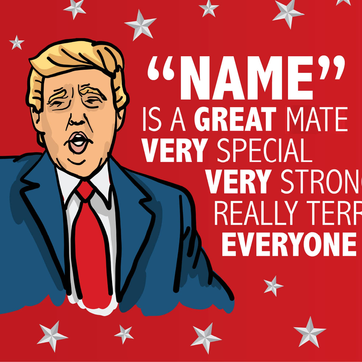 Trump Approves Your Mate 👌 - Personalised Stubby Holder