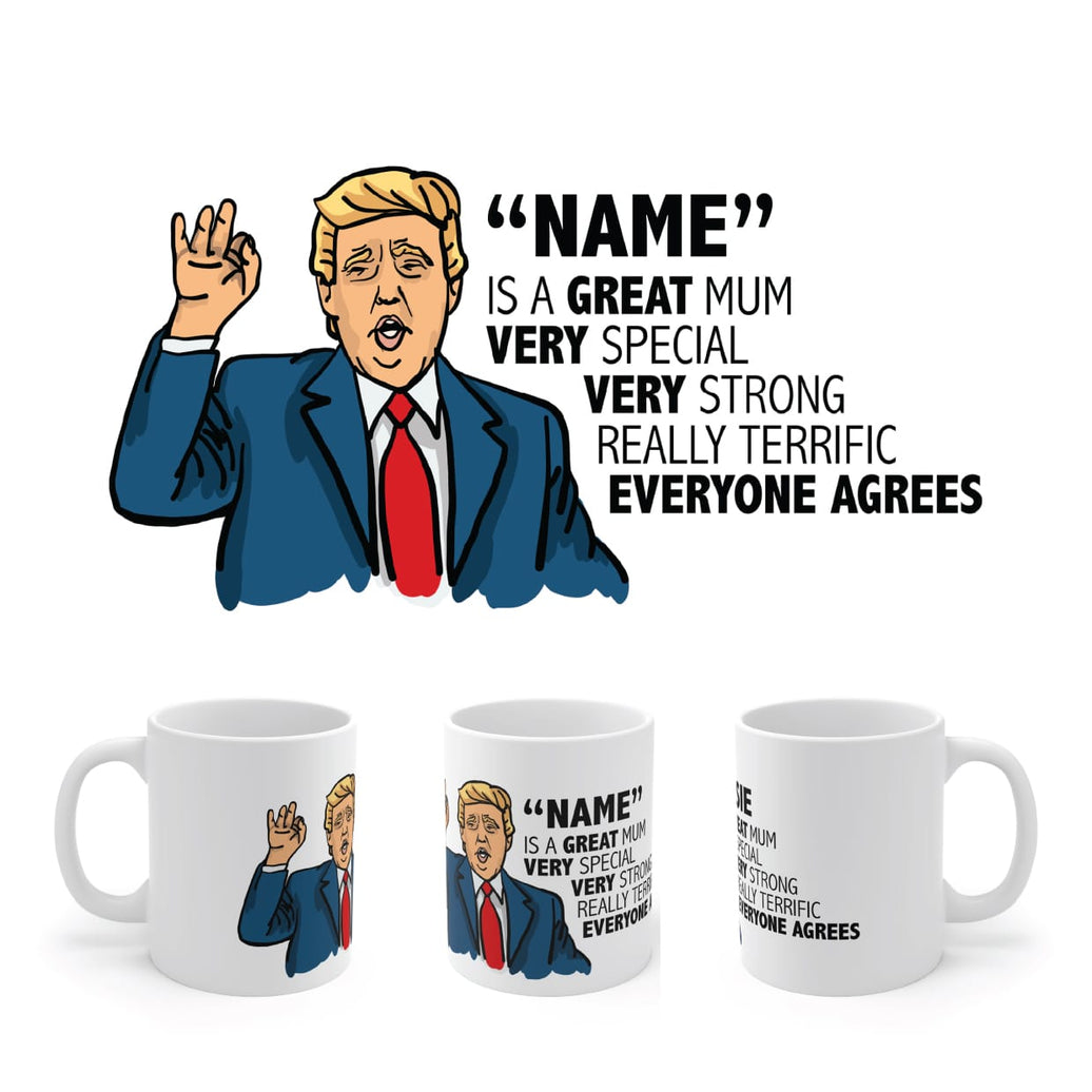Trump Approves Your Mum 👌 - Personalised Coffee Mug