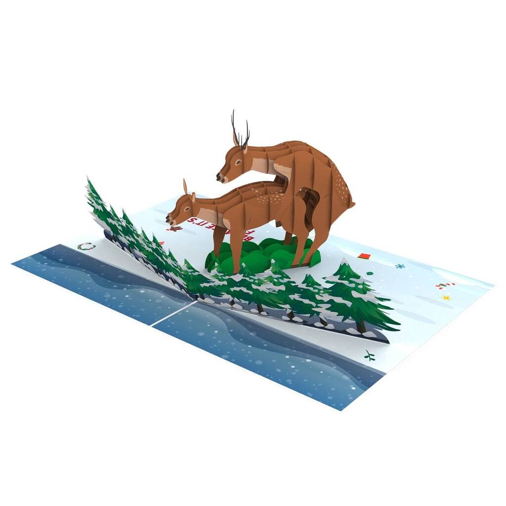 Two F*cking Deer 🫎🎄 - 3D Inappropriate Christmas Card