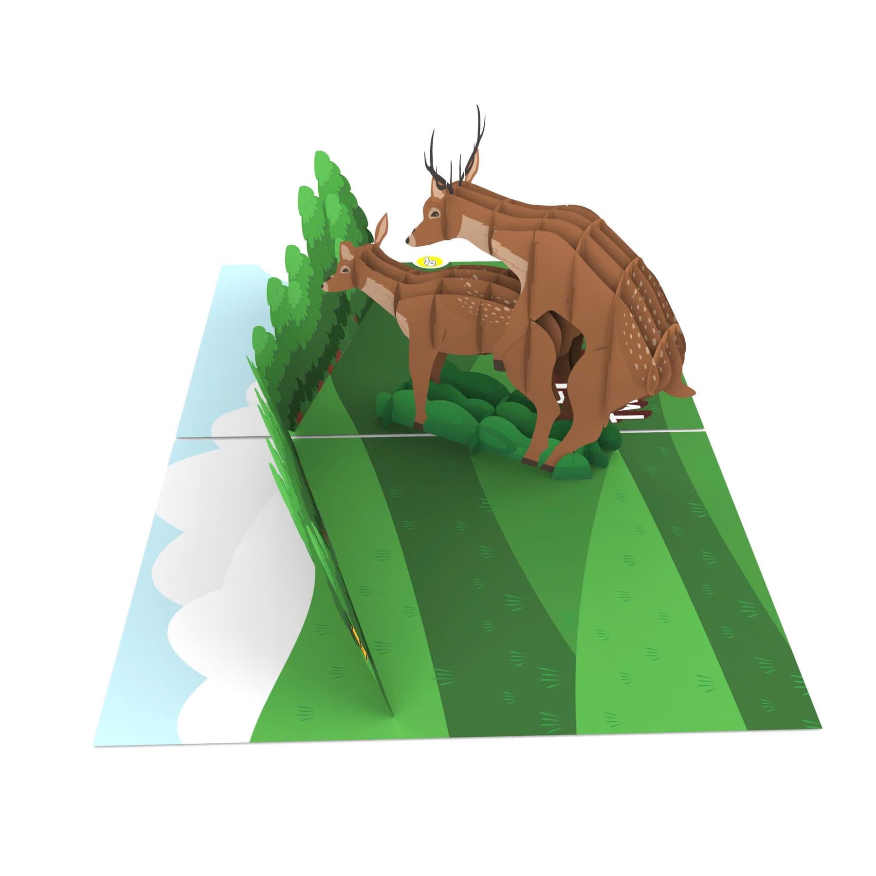 Two F*cking Deer 🫎 - 3D Inappropriate Greeting Card