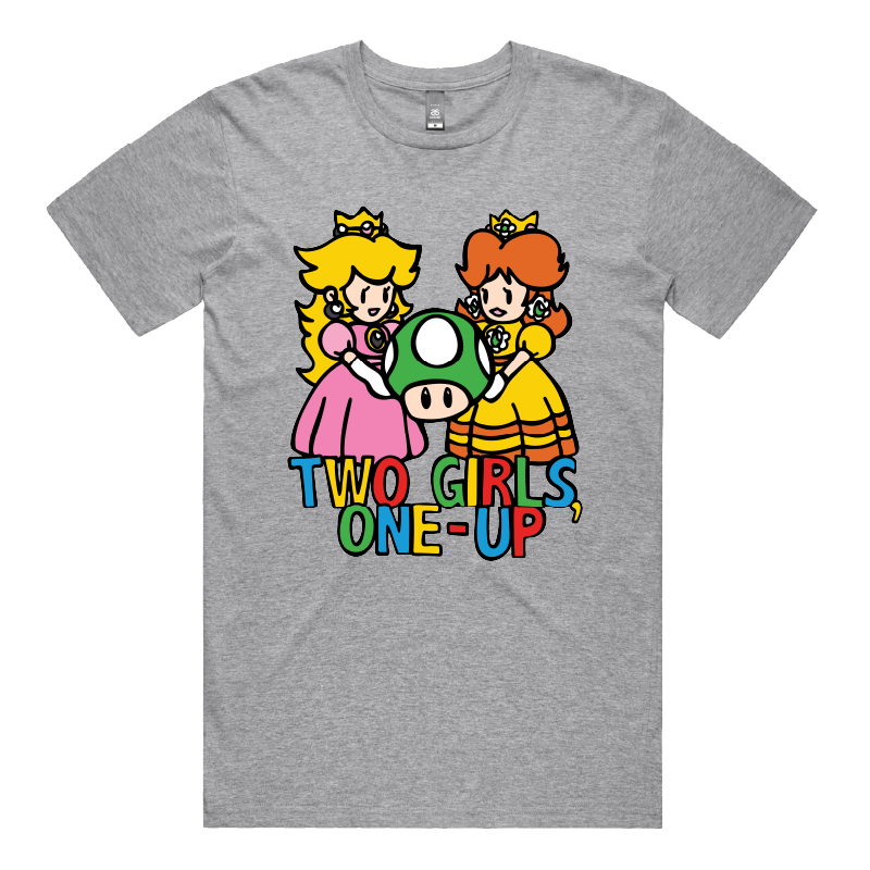 Two Girls One-Up 🍄📤 – Men's T Shirt