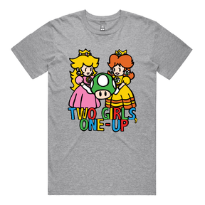 Two Girls One-Up 🍄📤 – Men's T Shirt