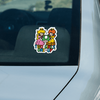 Two Girls One-Up 🍄📤 – Sticker