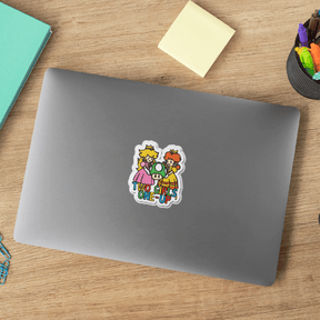 Two Girls One-Up 🍄📤 – Sticker