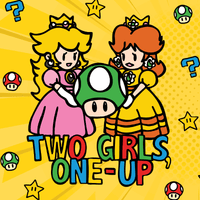 Two Girls One-Up 🍄📤 – Stubby Holder
